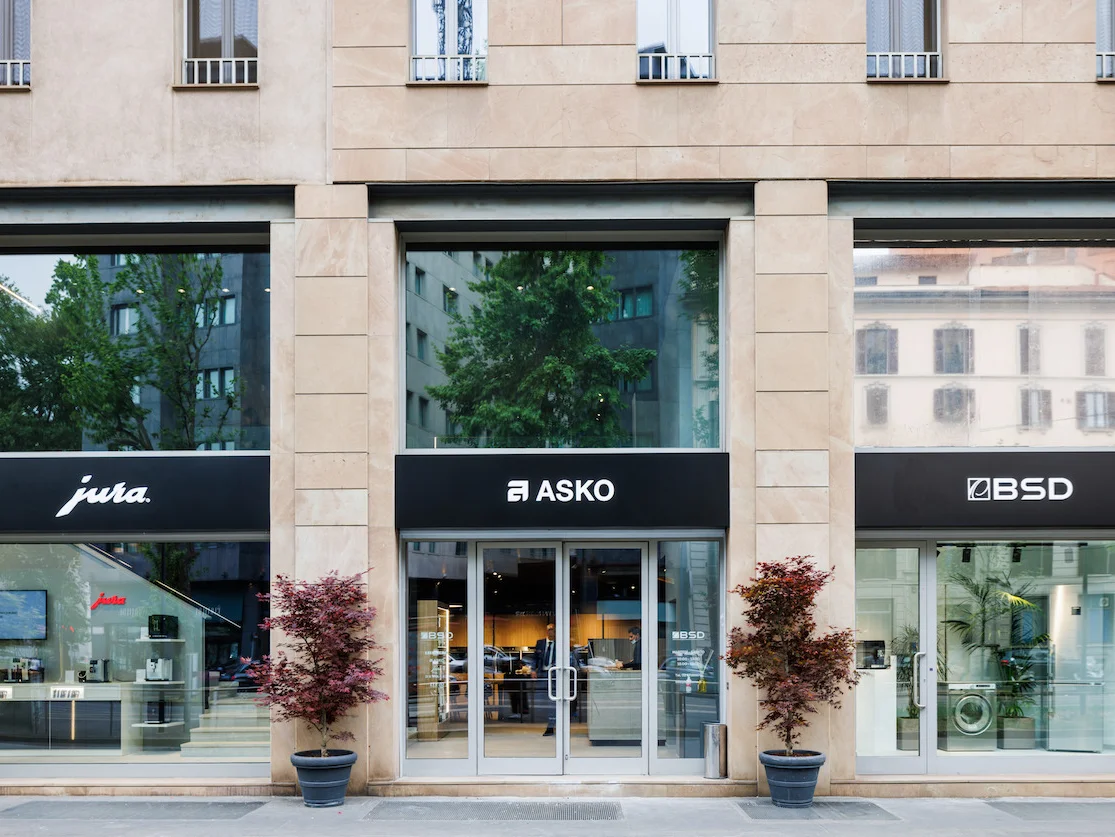 Showroom ASKO a Milano presso il BSD Flagship Store
