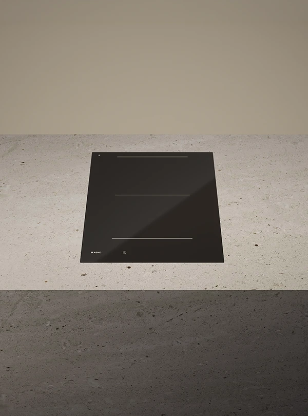 ASKO Domino induction hob on a stone countertop ASKO Domino induction hob on a stone countertop